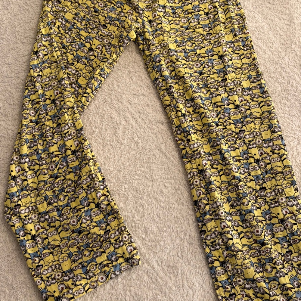 Universal Studios Minion Mayhem Yellow Pajama Pants